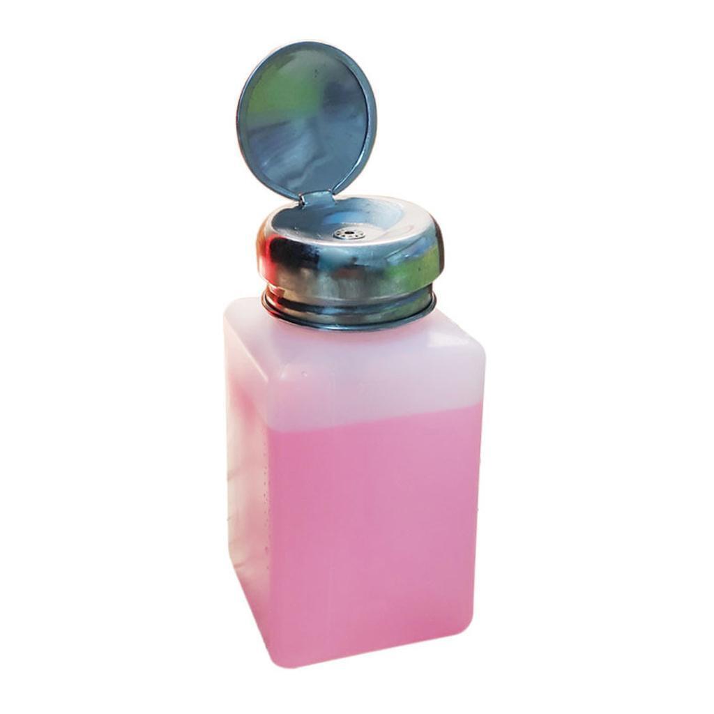 4 x One-touch Makeup Remover Press Bottle Alcohol Liquid Dispenser -200ml
