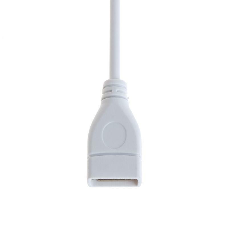 USB cable New 28cm USB 2.0 A Male to A Female Extension Extender White Cable ON