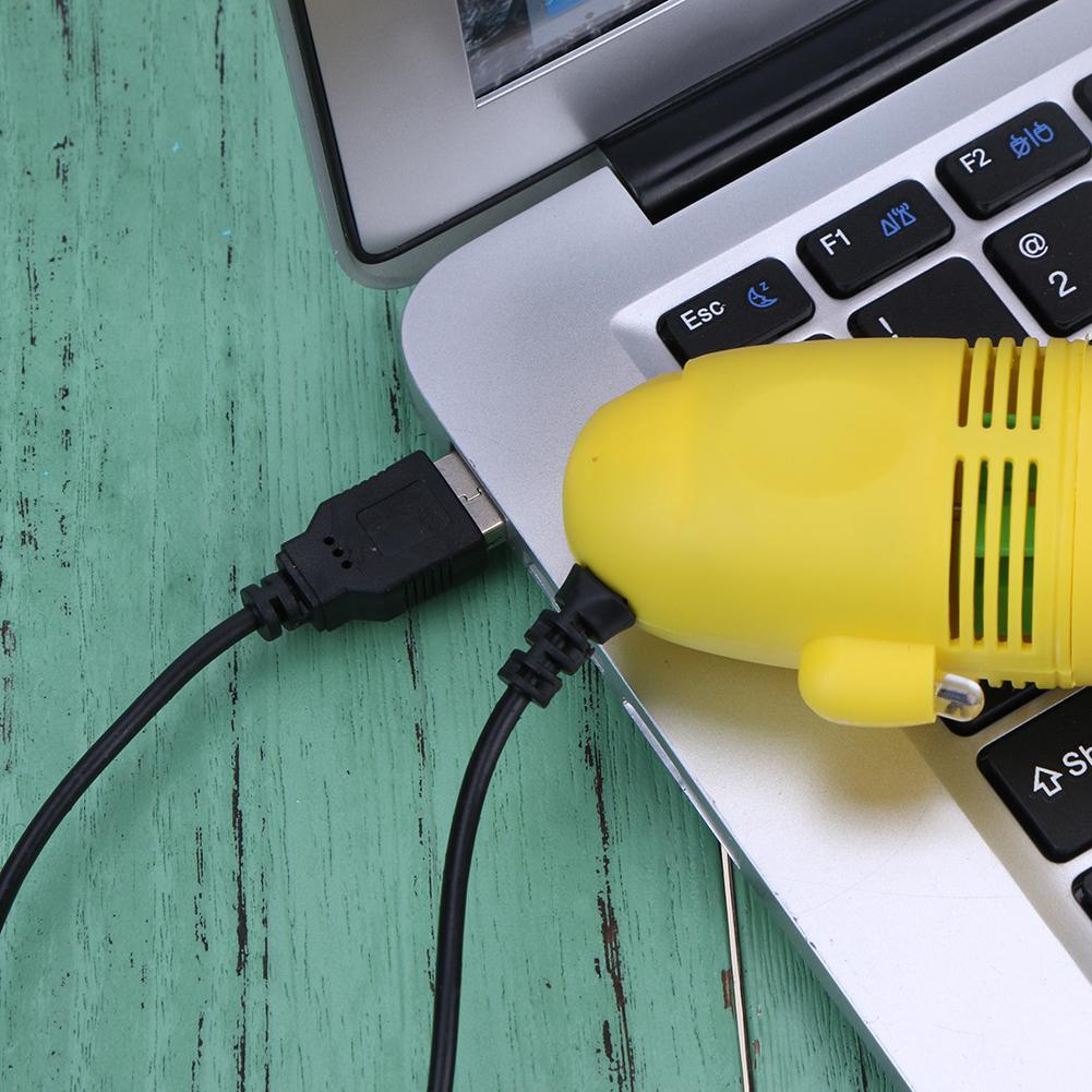 Mini USB Vacuum Keyboard Dust Cleaner for Laptop Computer PC(Random Color)