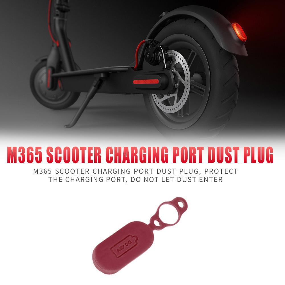 M365 Electric Scooter Charge Port Cover Dust Plug Silicone Cap Cycling Part