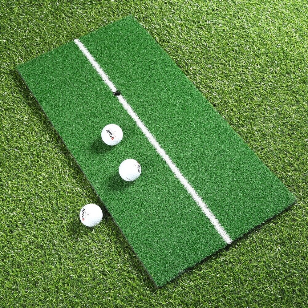 PGM Outdoor Game Nylon And EVA Golf Training Mat 30x60cm Residential White Line