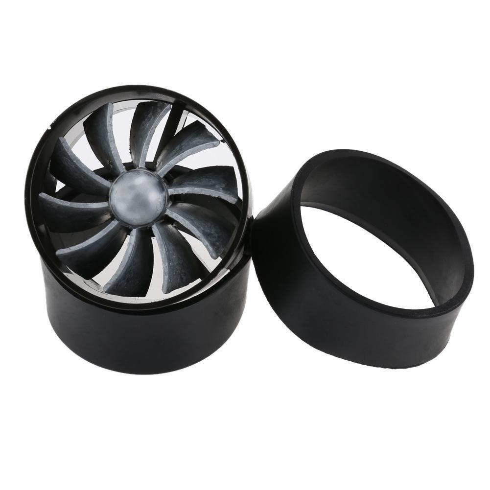Car Turbo Charger Air Intake Gas Fuel Saver Car Refitting Fan Vent(Black)
