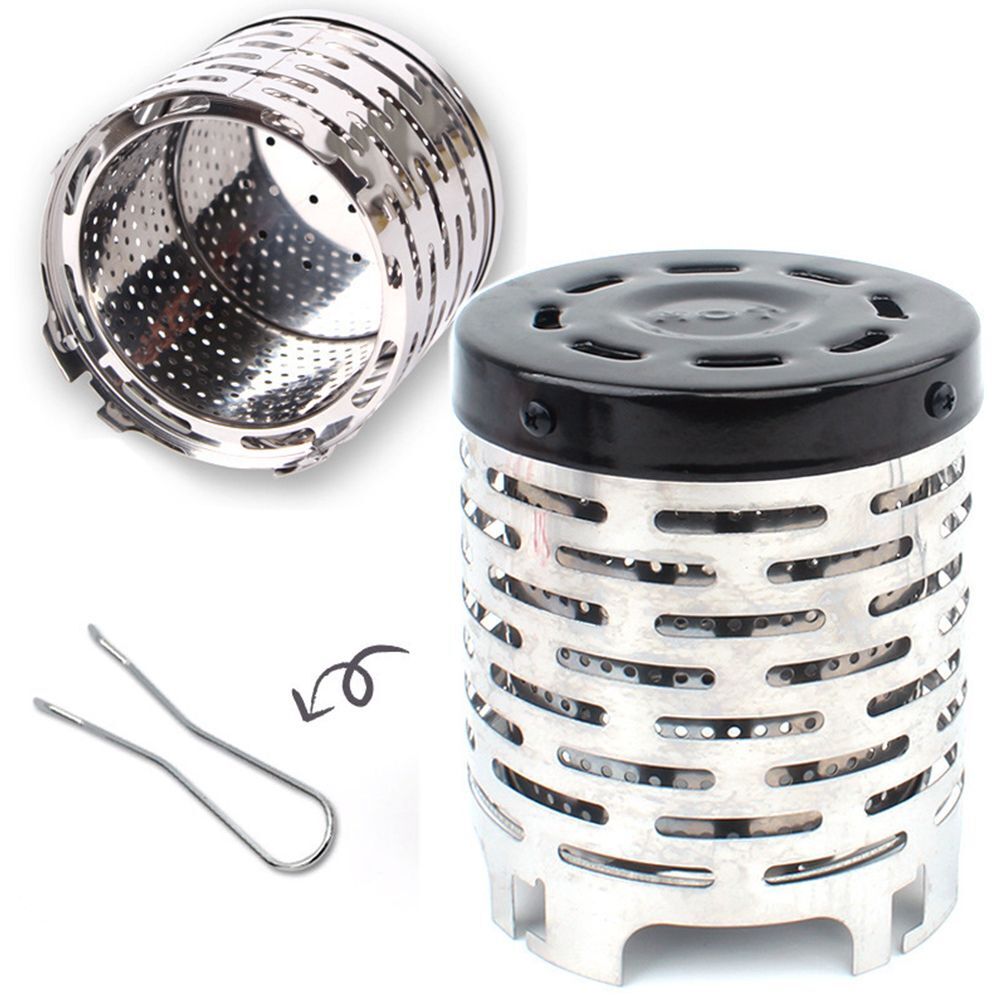Stainless Steel Mini Heater Camping Equipment Warmer Stove Heating Stove