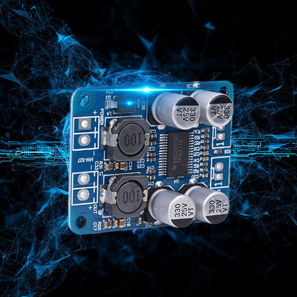 TPA3118 PBTL Mono DC8-24V 60W Digital Audio Amplifier Board AMP Module Chip