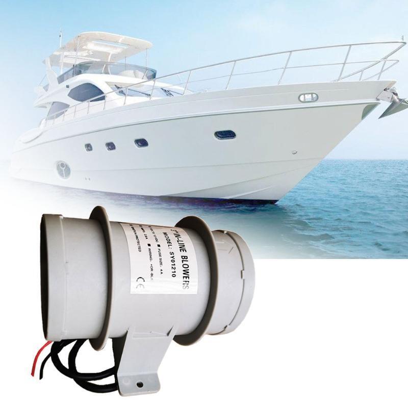 Round Duct Fan Booster Exhaust Ventilator Vent Air Extractor for Motorhome RV