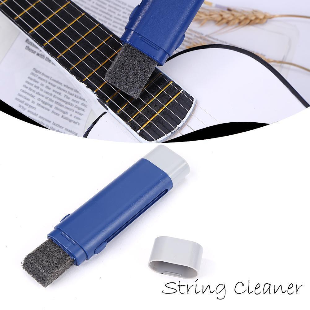 Guitar Rustproof Cleaning String Fingerboard Cleaner Lubricant Tool (Blue)