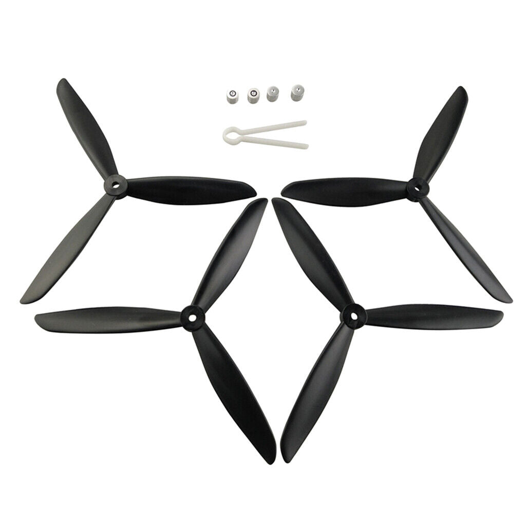 4 Pieces Propellers for MJX  B2W B3 Bugs 2w Bugs 2 Bugs 3  Black
