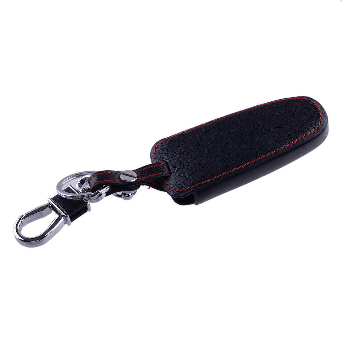 1pcs PU Leather Remote Key Fob Keychain Shell Case Fit For Ford Lincoln MKS MKT
