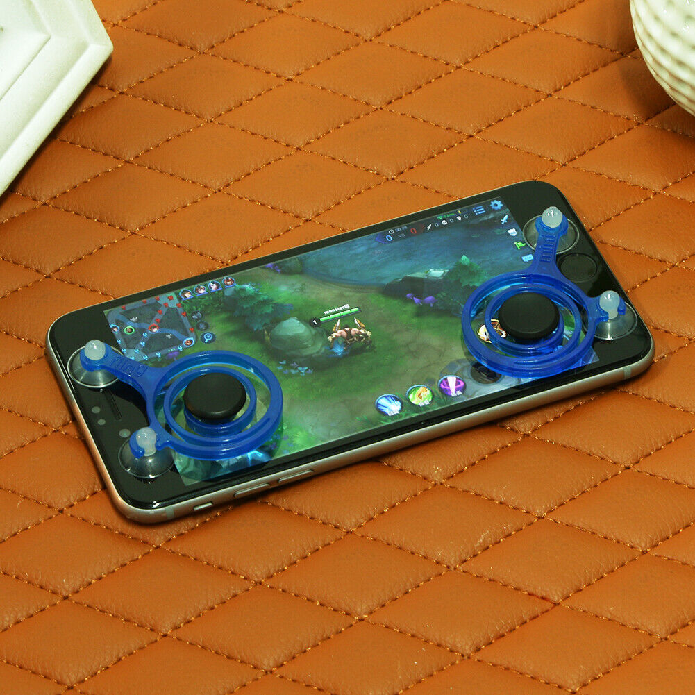 Touch Screen Joystick for Phone Tablet Arcade Games Twin Pack (Blue)