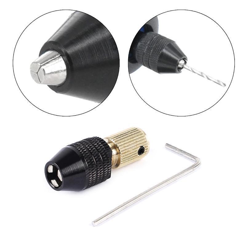 Professional Electric Shaft Chuck Clamping Range 0.3-3.4mm for Rotary Tool