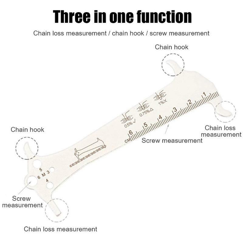 MTB Bike Chain Wear Indicator Measurement Checker Bike Ruler Bicycle Chain Gauge