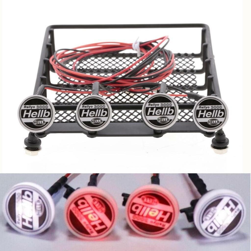 155*110*40mm  Roof Rack w/ Round  & Lampshade /10 RC Car