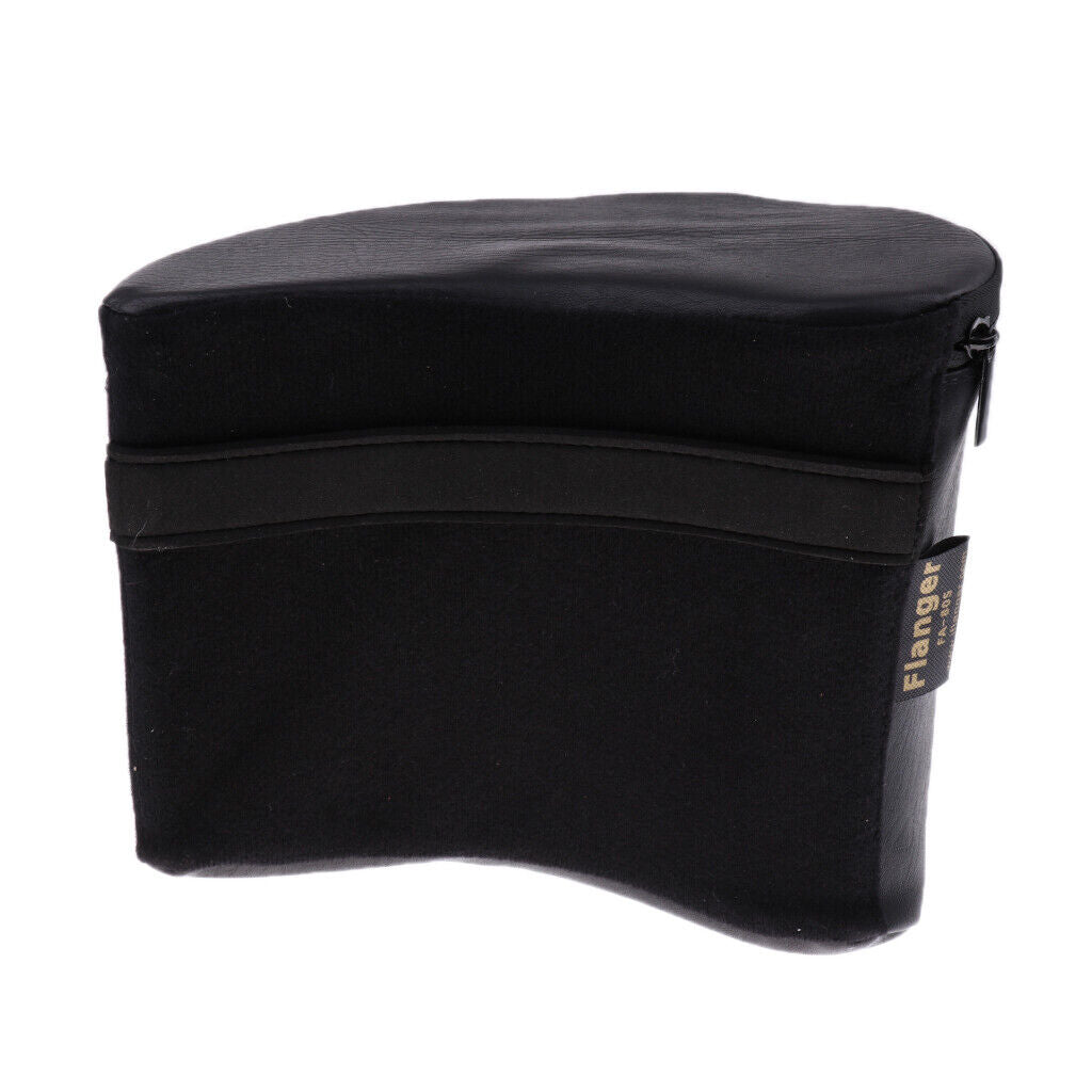 Soft Contoured Guitar Cushion  Support PU Leather   Sponge