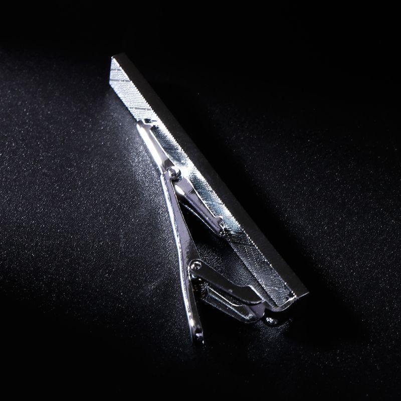 2 Pcs/Set Tie Clip Men Ties Carbon Fiber Exquisite Classic Fashion Jewelry Pins