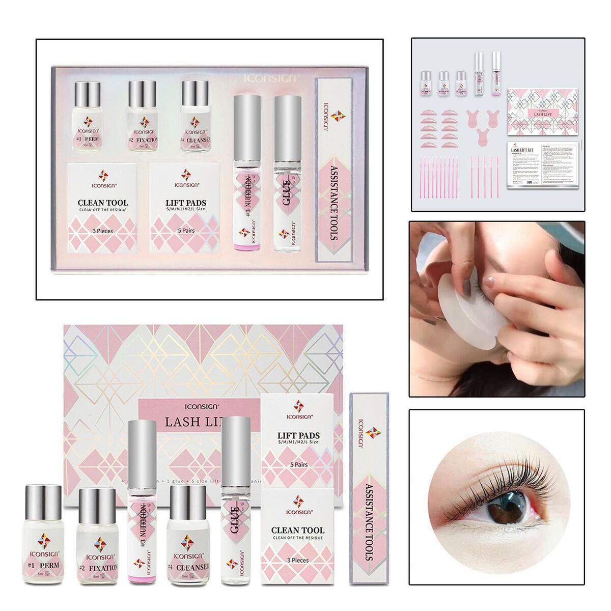 Kit Eyelash Perming Home & Professional Use Safe Perming Wave