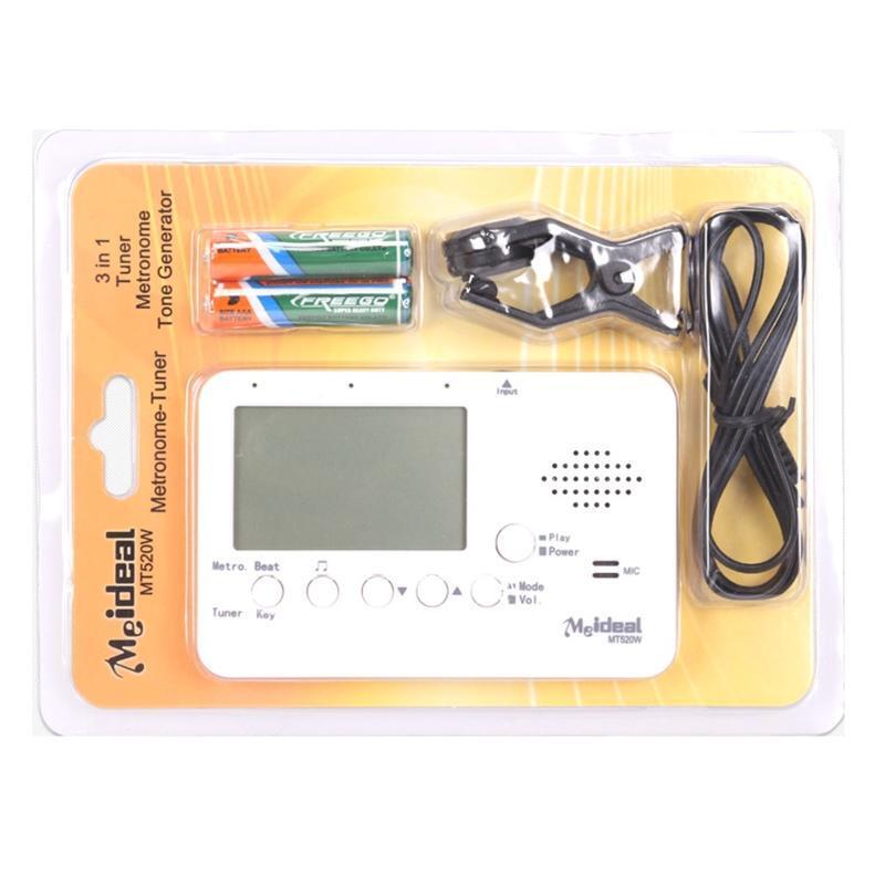 Wind Instrument Tuner with Power-saving Design Portable Chromatic Digital Tuner