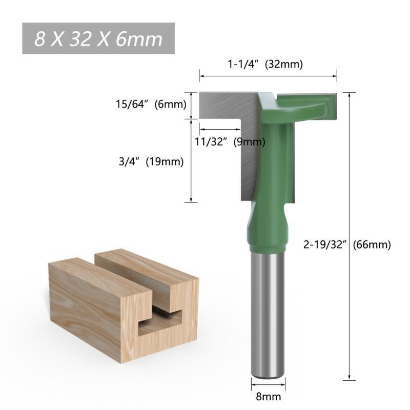 Heavy Duty 8 mm Drill Bit Milling Cutter Slotting Straight Cutter Engraving