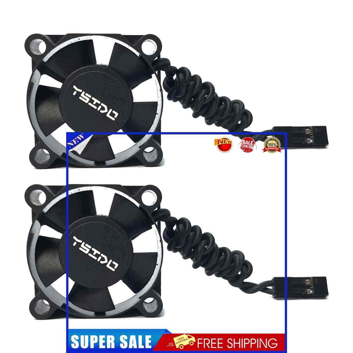 Ysido 3010 2x 25000rpm Cooling for 1/10 1/8 1/12 RC Car Brushless Motor ESC