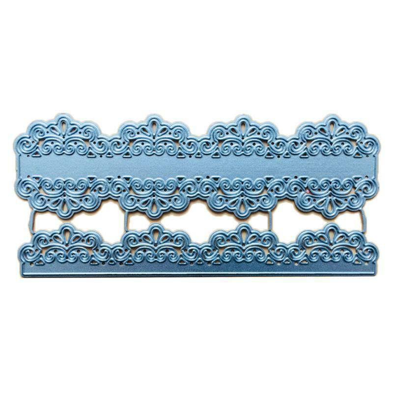Lace Frame Metal Cutting Dies Stencil Scrapbooking DIY Album Stamp Paper Emboss