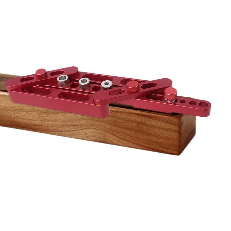Cabinet Hardware Jig Punching Locator Woodworking  Doweling Jig Kit 3-in-1 Tools