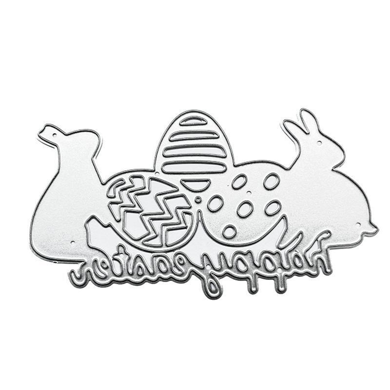 Bunny Egg Metal Cutting Dies Stencil DIY Scrapbooking Album Paper Card Template