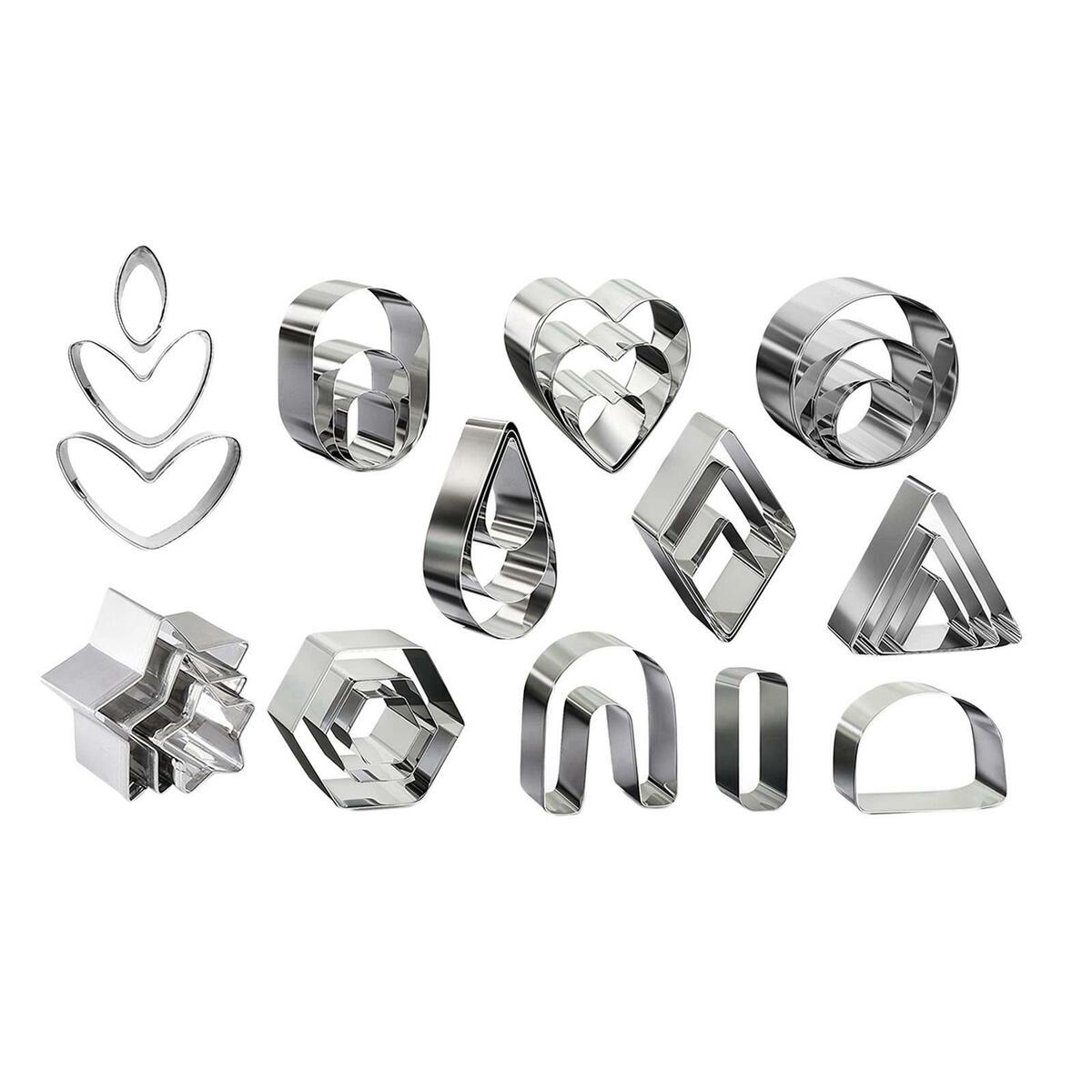 Stainless Steel Earring Cutting Mold DIY Cookie Cutters Set for Cake Biscuit