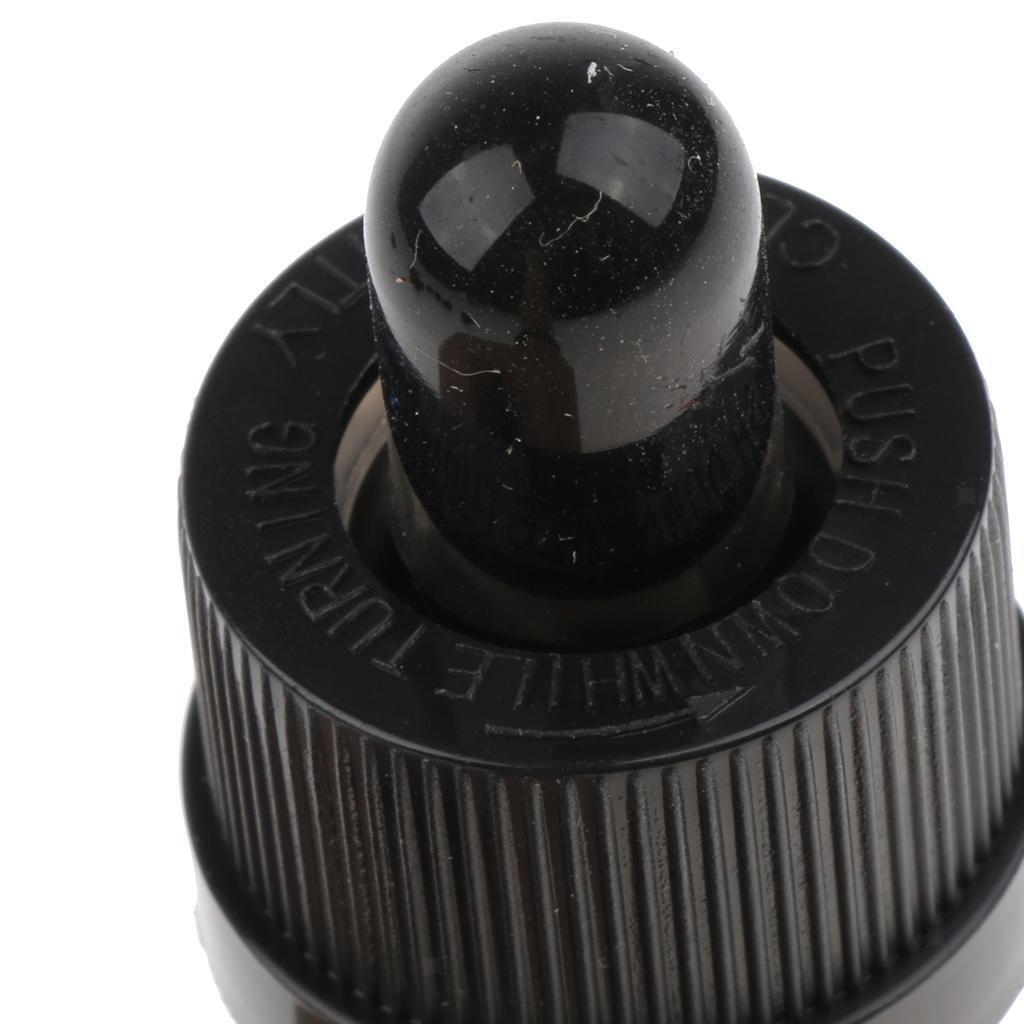Plastic Glass Liquid Dropper Pipette Caps for 15ml Essential Oils Bottles
