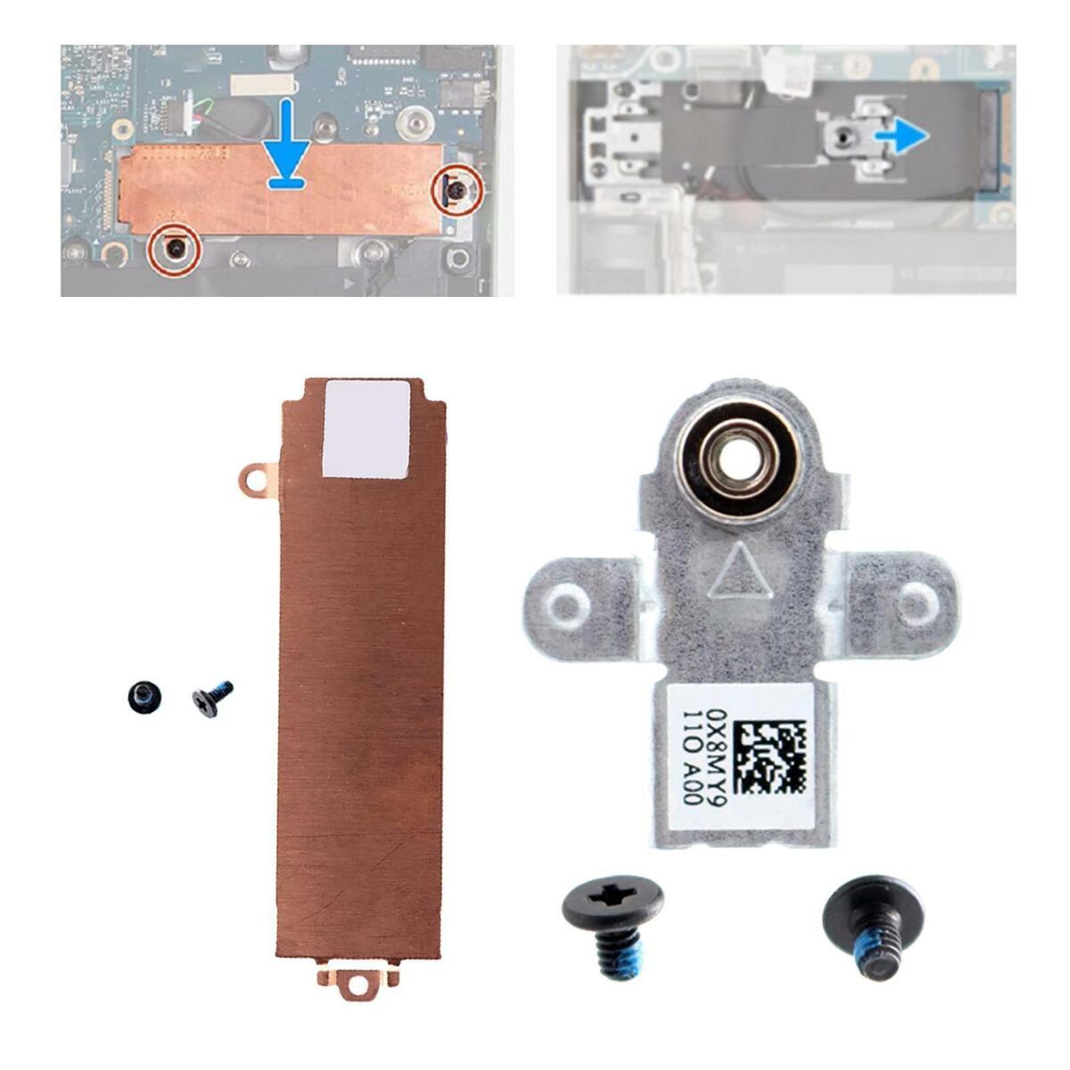 2280 M.2 SSD Heatsink  w/ Bracket for  G15 5510 5511 Laptop