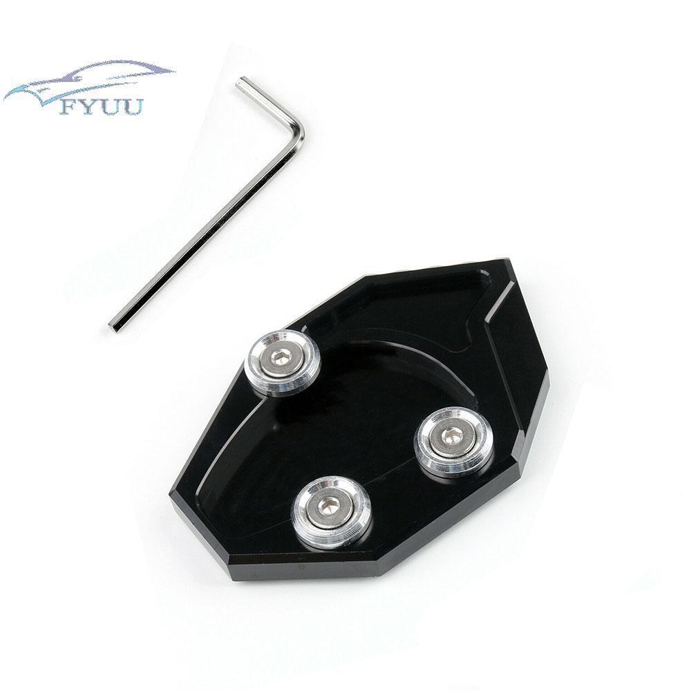 CNC Motorcycle Kickstand Side Stand Foot Plate For Kawasaki Ninja ZX14R ZZR1400