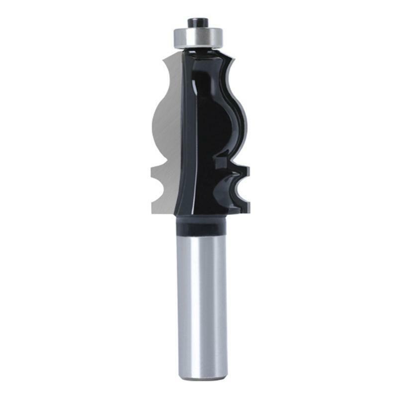 2x Fishtail Armrest Milling Cutter Woodworking Fishtail Handrail Router Bit Trim