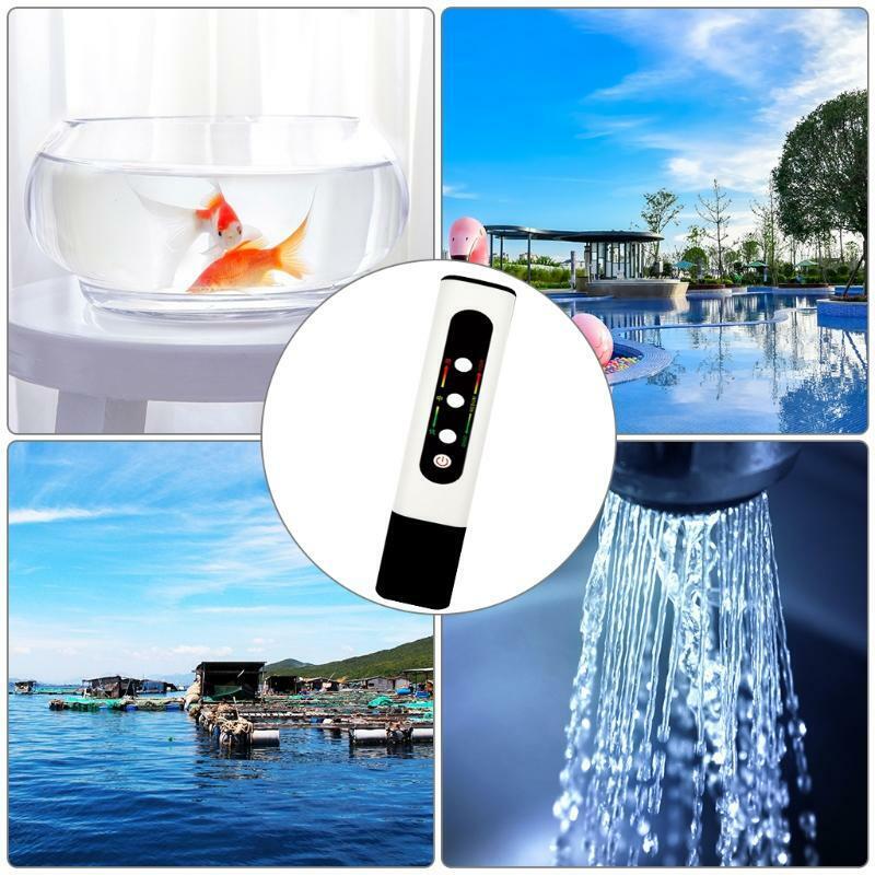 Digital Water Quality Test Meter w/ +/- 2% Readout Accuracy PH TDS Tester Meter