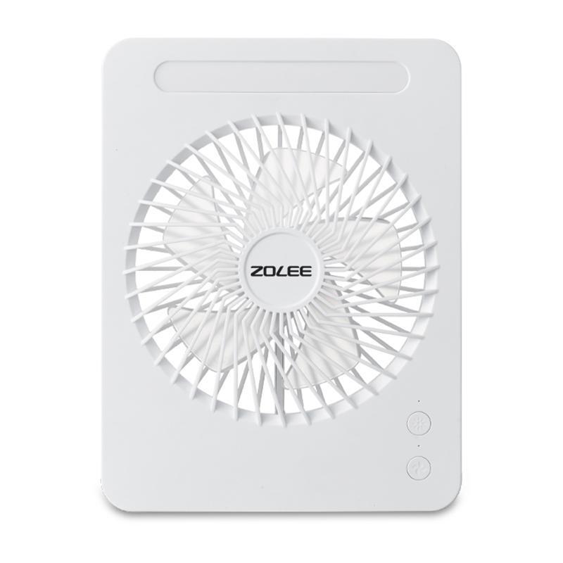 3-Speed Electric Fan 2 in 1 Table Fan with LED Light 2400mAh for Kids Bedroom