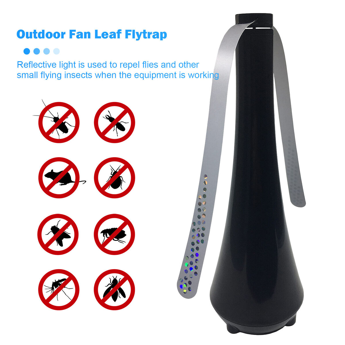 Bug Repellent Fan Automatic Fly Deterrent Fan for Table Enjoy Outdoor Meal