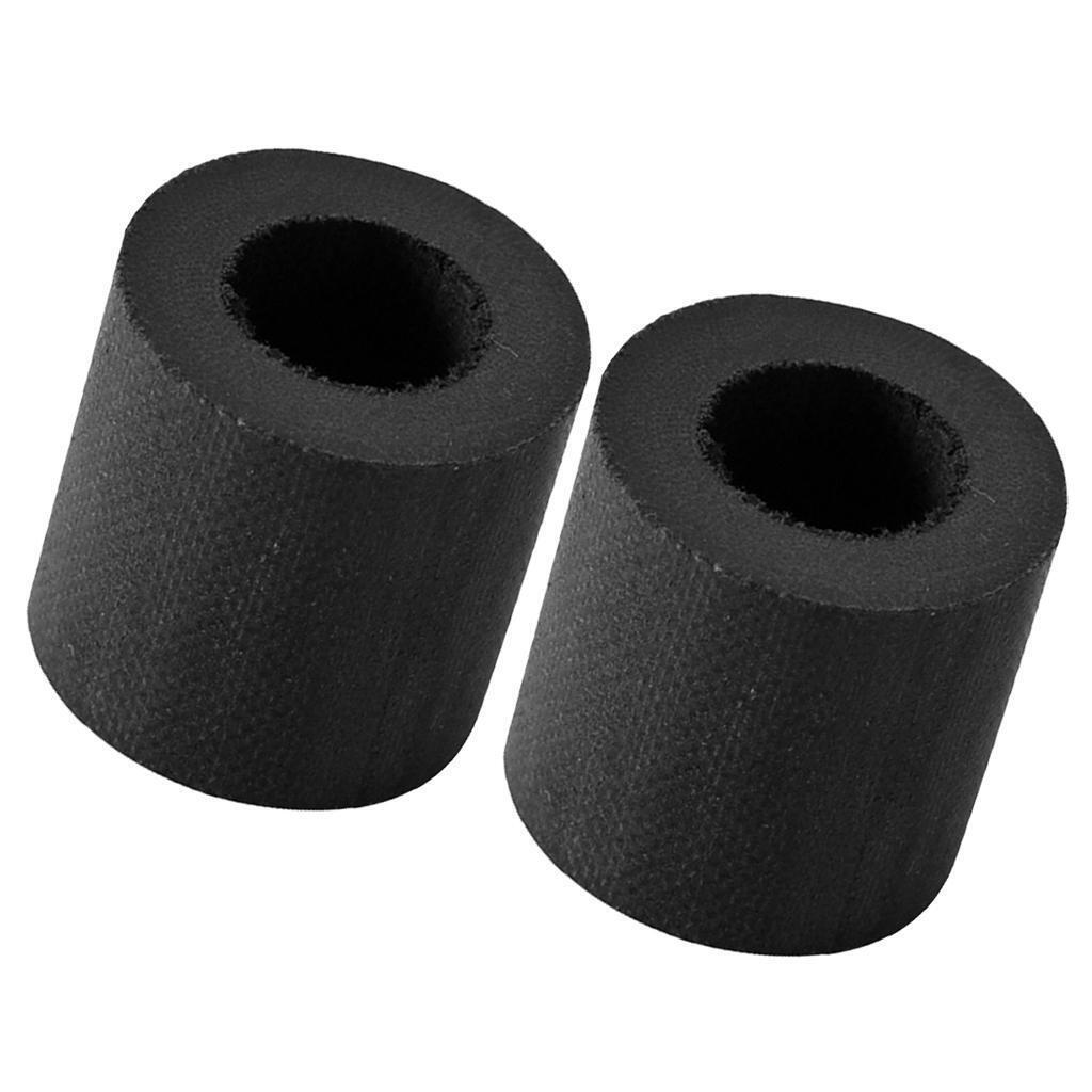 2pcs Bakelite Snooker or Pool Cue Ferrules Cue Tip Billiards Black
