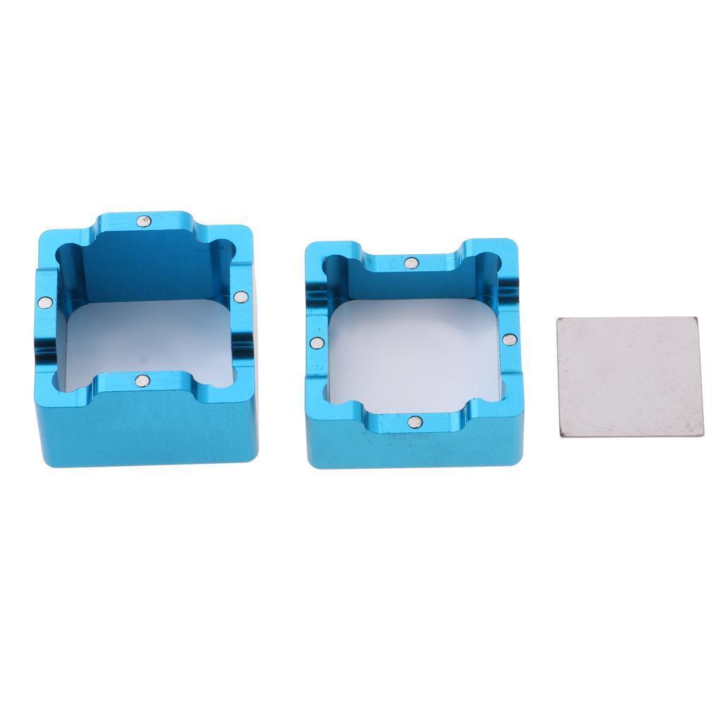 2x Snooker Billiards Pool Table Aluminum Pool Cue Chalk Holder Case