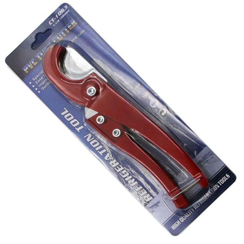 PVC Pipe Cutters Ratcheting Hose & Tube Cutter Cutting 1.2" PPR PVC Plastic Pipe