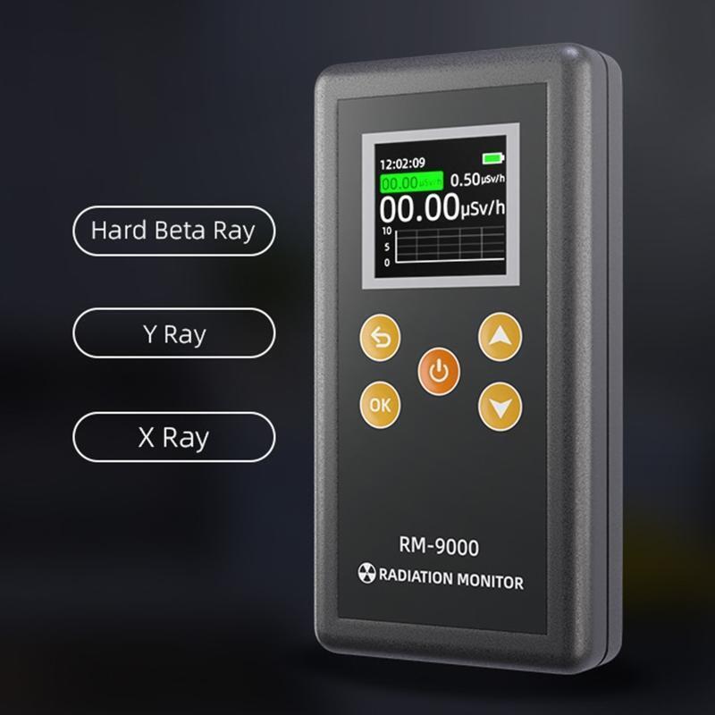 Nuclear Radiation Detector Geiger Counter Dosage Alarm Device Dosimeter Monitor