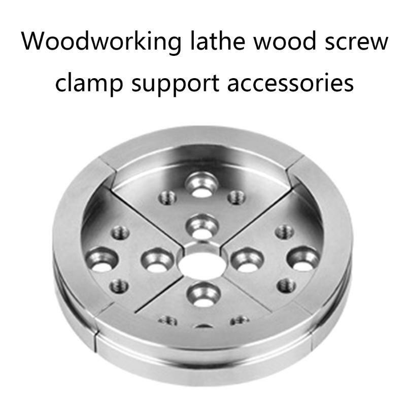Aluminium Alloy Wood Turning Lathe Chuck Wood Spinning Clamping Support