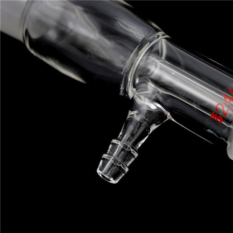 24/40 Glass Vacuum Take-off Adapter Laboratory Straight Tube Gas Inlet Adap