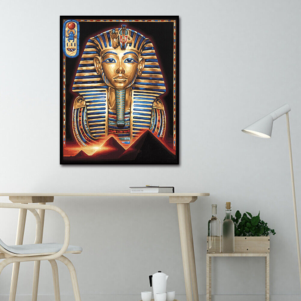 Full Round Drill Egyptian Portrait Diamond Painting DIY 5D Kit Art Drawing