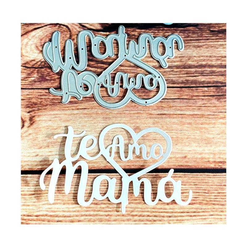 DIY Metal Cutting Dies Heart Die Stencil Scrapbooking Die Cuts for DIY Lovers