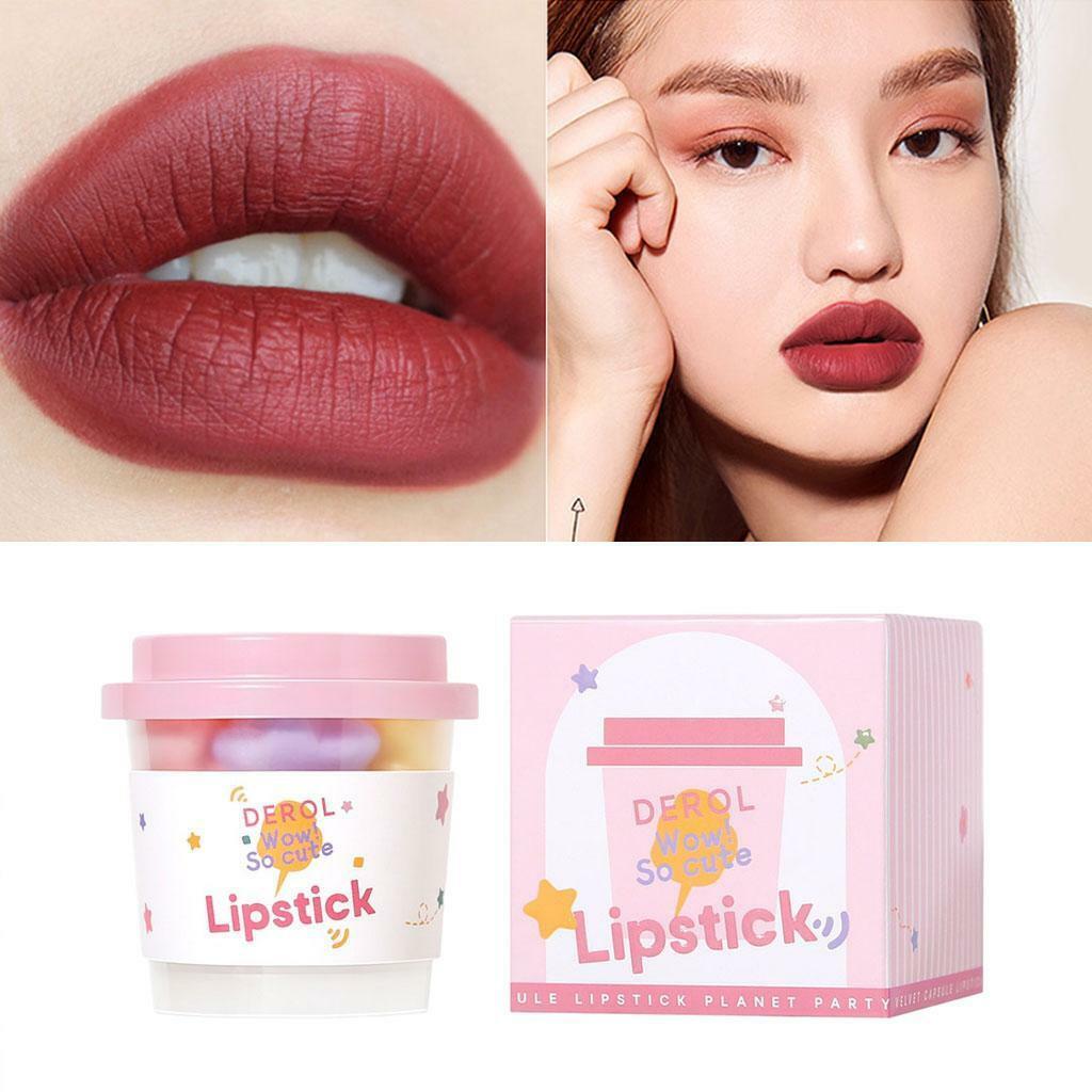 Capsule Lipstick Set Cute Waterproof Lip Stick Lip Tint for Cosmetics Girls