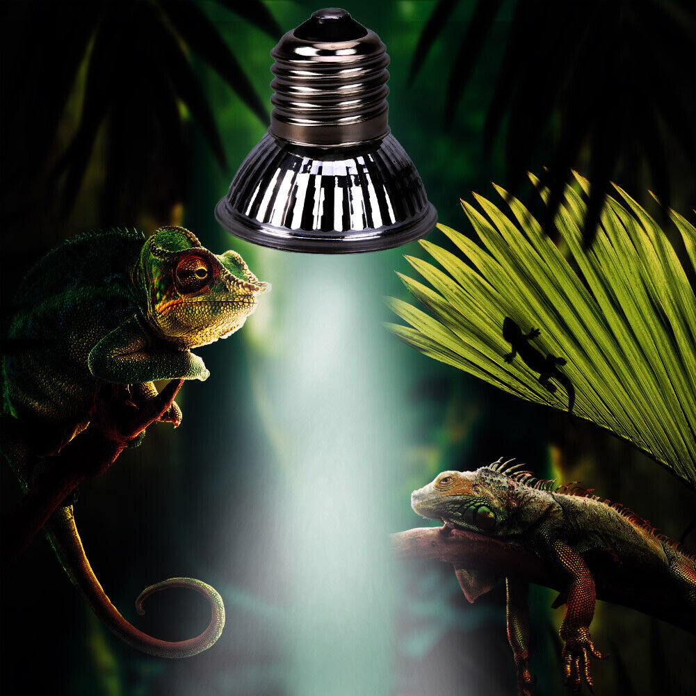 Reptile Tortoise UVA+UVB 3.0 Heating Lamp Full Spectrum Sunlamp Basking Pet