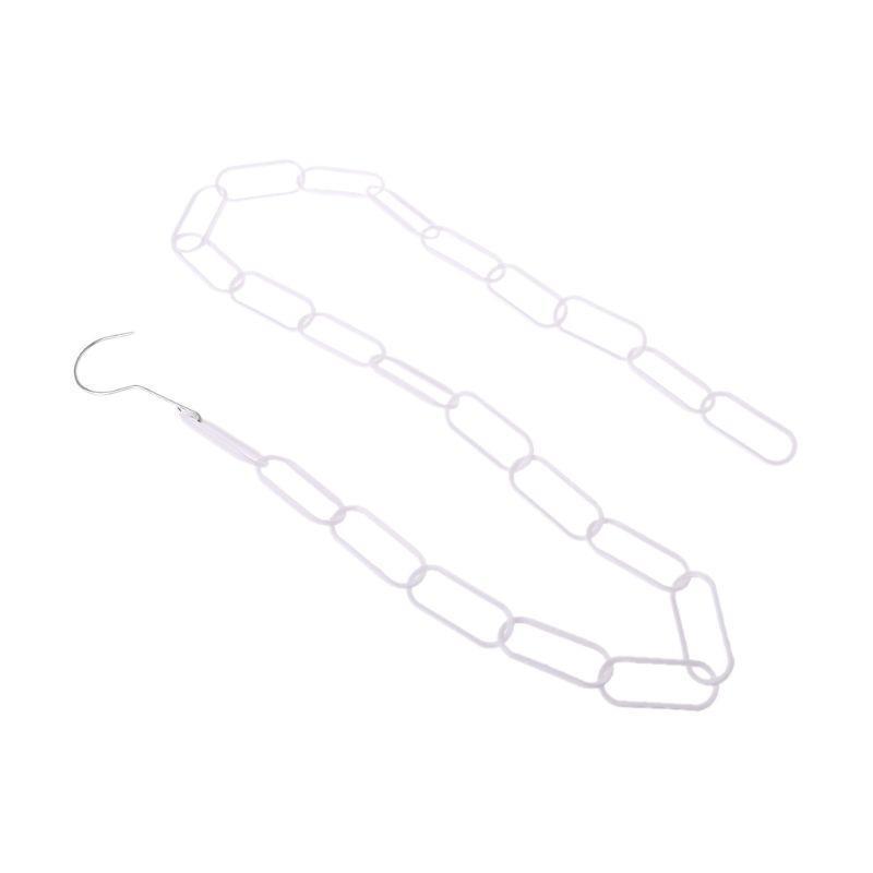 Plastic Clothes Market Shop Display Hanging Chain Hooks With 23 RingsHanger
