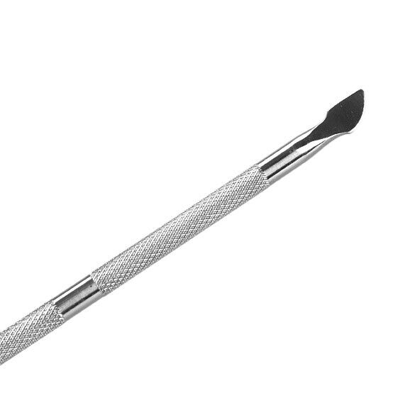 Nail File Cuticle Spoon Pusher Remover Stainless Steel Manicure Trimmer