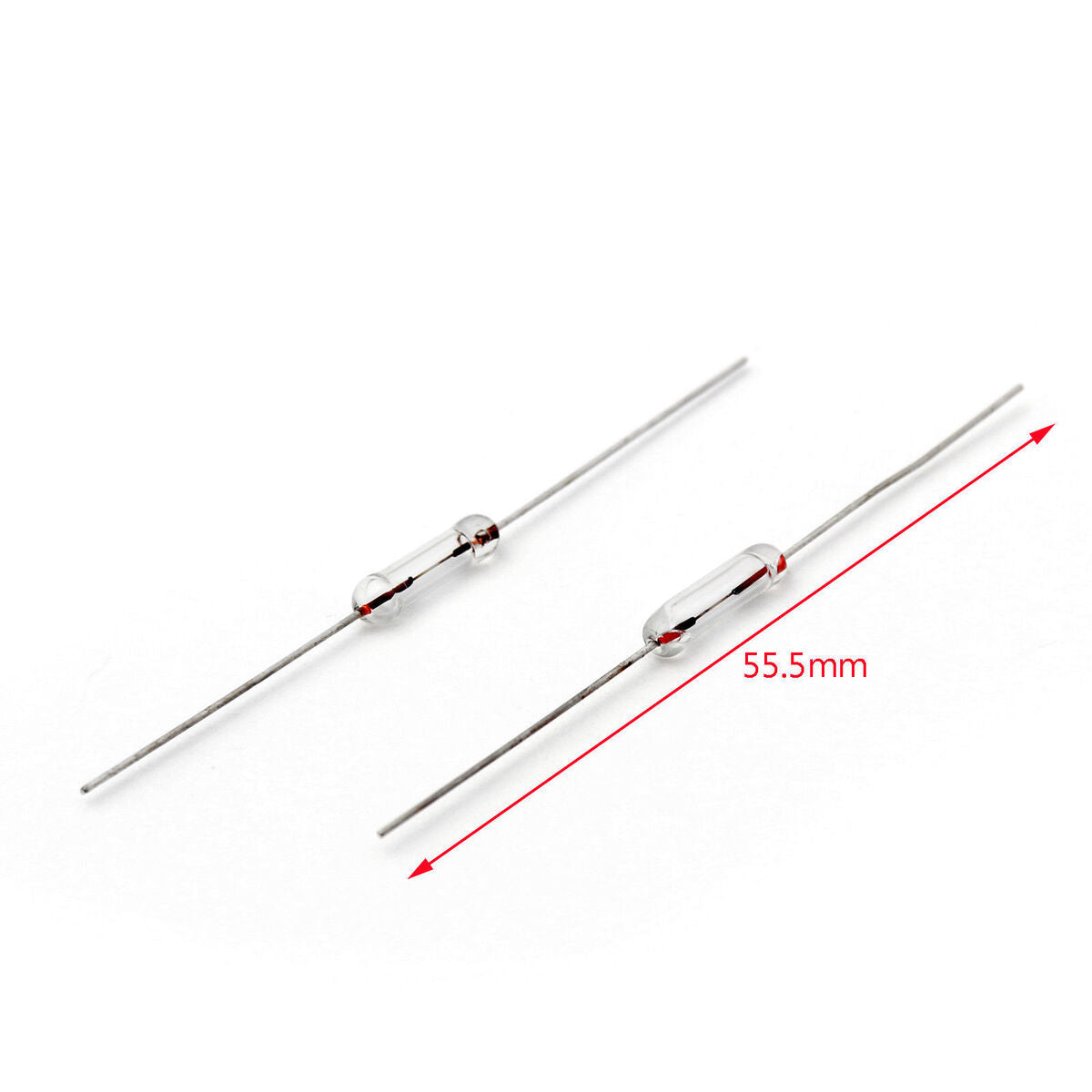 200Pcs Glass Fuse Tube Axial With Lead Wire Fast Blows Fuse 3x10mm 250V/5A BS1