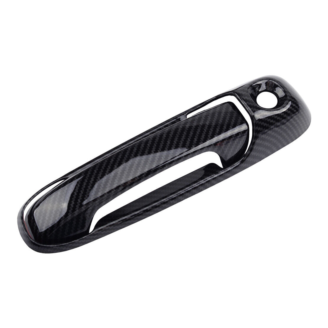 Carbon Fiber Style Door Handle Cover Trim fit for Dodge Ram 03-08 Jeep Liberty