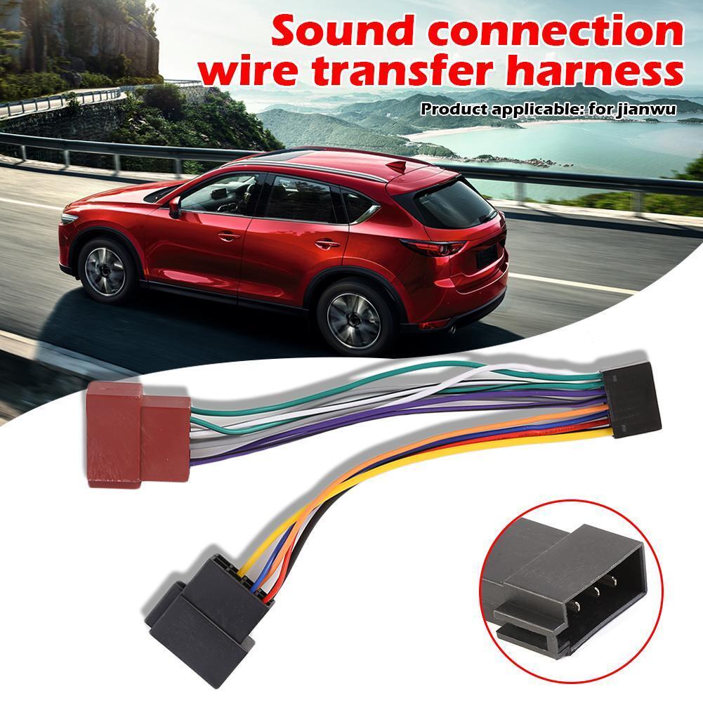 For KENWOOD 16 Pin ISO Wiring Harness Connector Adaptor Car Stereo Loom