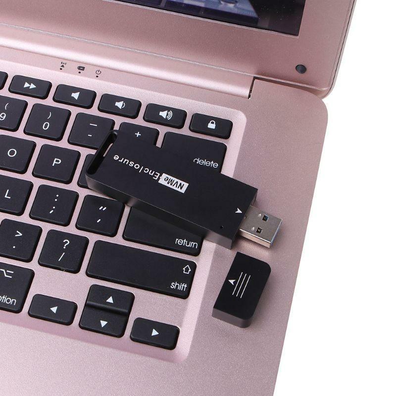 M2 SSD Case NVMe NGFF M.2 SSD Enclosure USB3.1 Type-C Gen2 for In-tel 2230 2242