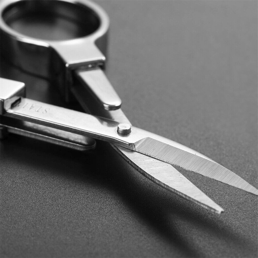 1×Stainless steel Scissor Fish Use Travel Ring Cutter Fishing Tool Portable
